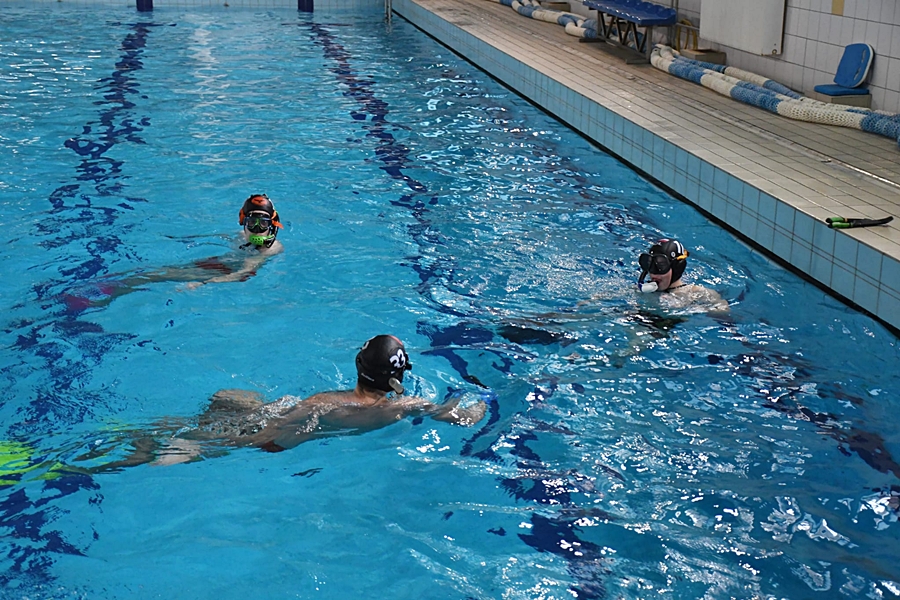 Hokej pod wodą Walenie Siemianowice Śląskie Finał WOŚP w Rudzie Śląskiej 25 I 2026